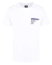 Stussy Strawberry Print Short Sleeved T Shirt