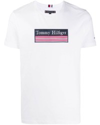 Tommy Hilfiger Stripe Logo T Shirt