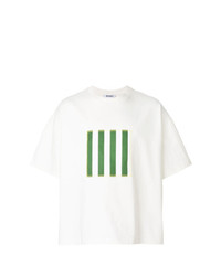 Sunnei Striped Panel T Shirt