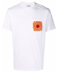 Sandro Sun Print Organic Cotton T Shirt