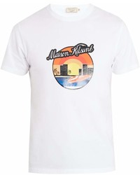 MAISON KITSUNÉ Sunset Print Cotton Jersey T Shirt