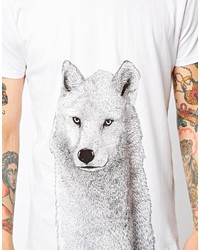 Supreme Being Supremebeing T Shirt Wolf Print To Asos
