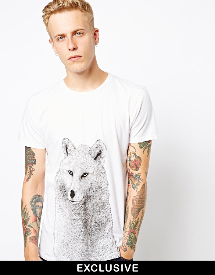 supreme being wolf t shirt
