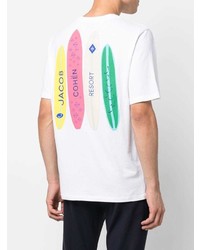 Jacob Cohen Surfboard Print Cotton T Shirt