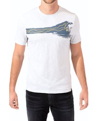Threads 4 Thought Surfer Chest Stripe Organic Cotton Graphic Tee In Sea Breeze At Nordstrom