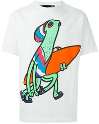 Love Moschino Surfer Octopus Print T Shirt