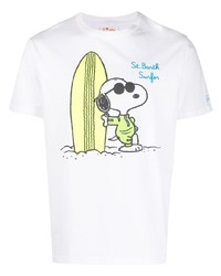 MC2 Saint Barth Surfer Snoopy Cotton T Shirt