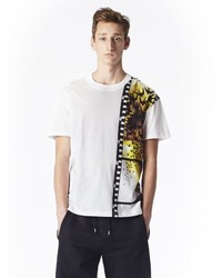 Alexander McQueen Swallows On Film Print Dropped Shoulder T Shirt