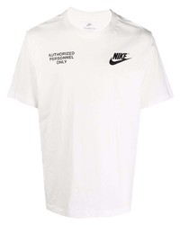 Nike Swoosh Logo Print T Shirt