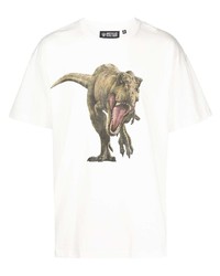 Mostly Heard Rarely Seen T Rex Print Cotton T Shirt