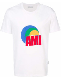 AMI Alexandre Mattiussi T Shirt Ami Print
