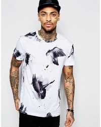 Religion T Shirt With All Over Dove Print