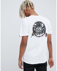 Vans T Shirt With Back Print In White Vn0a3hr6wht1