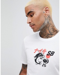Nike SB T Shirt With Bbq Print In White 912184 100