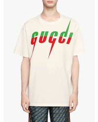 Gucci T Shirt With Blade Print