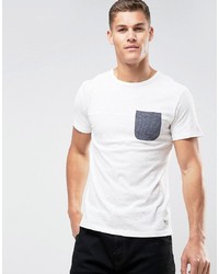 Tom Tailor T Shirt With Block Panel And Pocket