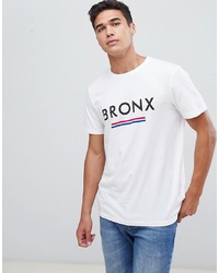 New Look T Shirt With Bronx Print In White