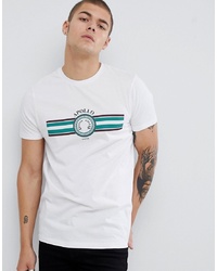 ASOS DESIGN T Shirt With Emblem Slogan Print