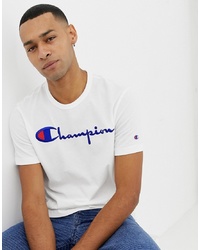 Champion T Shirt With Large Logo