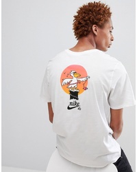 Nike SB T Shirt With Pelican Back Print In White 912350 100