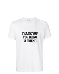 AMI Alexandre Mattiussi T Shirt With Print Thank You For Being A Friend