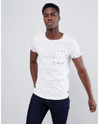Tom Tailor T Shirt With Printed Birds Pocket