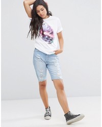 Asos T Shirt With Retro Space Print In Oversized Fit