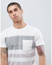 ONLY & SONS T Shirt With Stripe Print And Chest Pocket