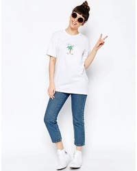 Asos T Shirt With Talk To The Palm Print