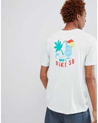 Nike SB T Shirt With Tropical Back Print In Green 911940 006