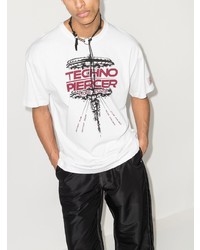 Raf Simons Techno Piercer Print T Shirt