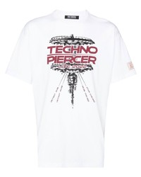 Raf Simons Techno Piercer Print T Shirt