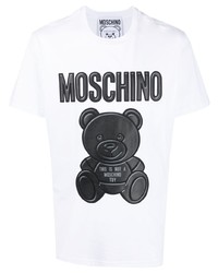 Moschino Teddy Bear Logo Print T Shirt