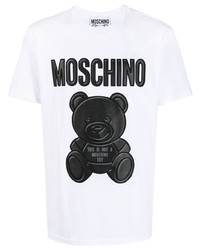 Moschino Teddy Bear Print Cotton T Shirt