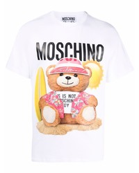 Moschino Teddy Bear Print Short Sleeve T Shirt