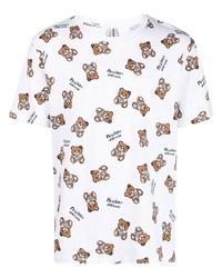 Moschino Teddy Print Cotton T Shirt