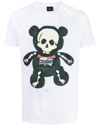 PS Paul Smith Teddy Skeleton Graphic Print T Shirt