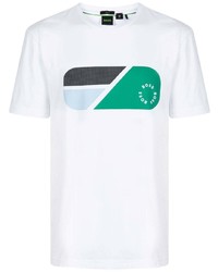 BOSS Tee 9 Logo Print T Shirt