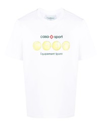 Casablanca Tennis Ball Organic Cotton T Shirt