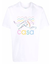 Casablanca Tennis Club Cotton T Shirt