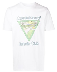 Casablanca Tennis Club Cotton T Shirt