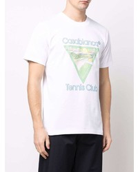 Casablanca Tennis Club Organic Cotton T Shirt