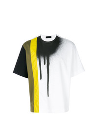 Diesel Black Gold Teoria Stripe Spray T Shirt