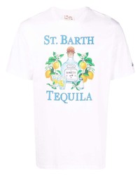 MC2 Saint Barth Tequila Print Cotton T Shirt