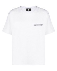 DUOltd Terrycloth Logo Print T Shirt