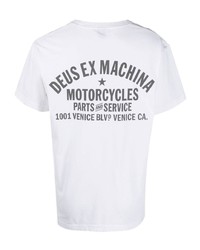 Deus Ex Machina Text Print Crewneck T Shirt