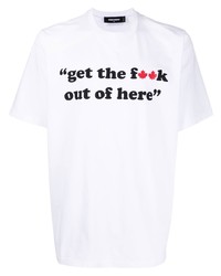 DSQUARED2 Text Print T Shirt