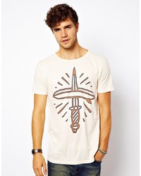 The Critical Slide Society T Shirt With Dagger Print
