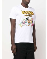 Moschino The Flinstones Logo Print T Shirt