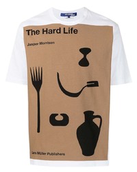 Junya Watanabe MAN The Hard Life Graphic Print T Shirt